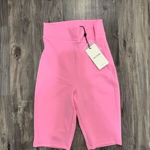 Nocturne ribbed biker shorts // Size XS